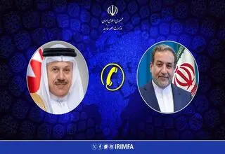رایزنی تلفنی وزیران خارجه ایران و بحرین در خصوص تحولات منطقه‌ای و بین‌المللی