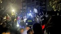 حمله رژیم اسرائیل در آستانه اشرفیه به یک ساختمان/ ۱۳ تن شهید شدند 