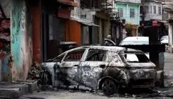 «ریودوژانیرو» به منطقه جنگی تبدیل شد + عکس 