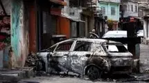 «ریودوژانیرو» به منطقه جنگی تبدیل شد + عکس 