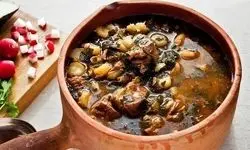 طرز تهیه خورشت اسپناک مازندرانی خوشمزه و مجلسی