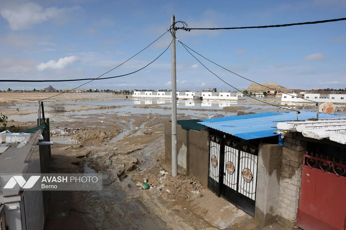 جزیره قشم پس از وقوع سیل