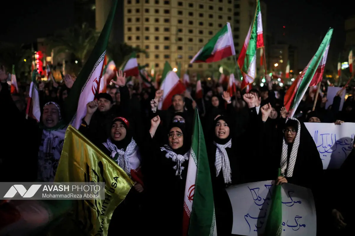 مراسم عزاداری در سوگ رهبر شهید انقلاب - تهران