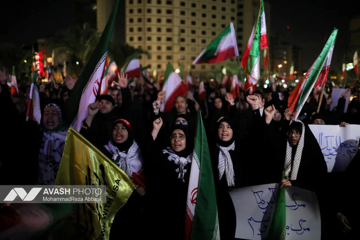 مراسم عزاداری در سوگ رهبر شهید انقلاب - تهران