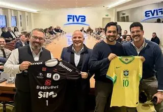 آکادمی فدراسیون فوتبال برزیل مهمان خانه والیبال FIVB شد