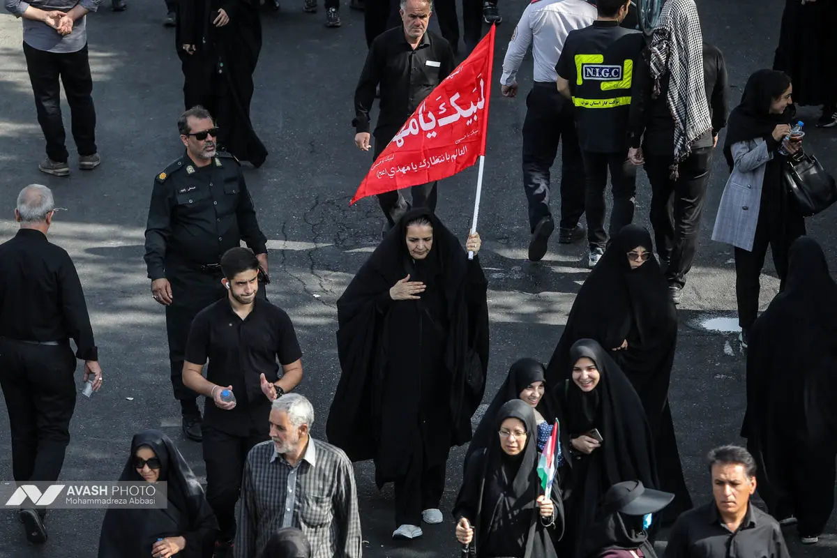 مراسم پیاده‌روی جاماندگان اربعین حسینی (ع) در تهران