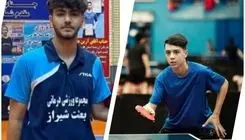 دعوت دو پینگ‌پنگ‌باز جوان شیرازی به تیم ملی