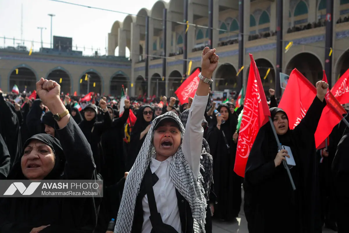 مراسم وداع با رهبر شهید انقلاب