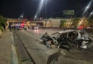 ۶۰ درصد تصادفات فوتی تهران مربوط به بزرگراه‌ها است
