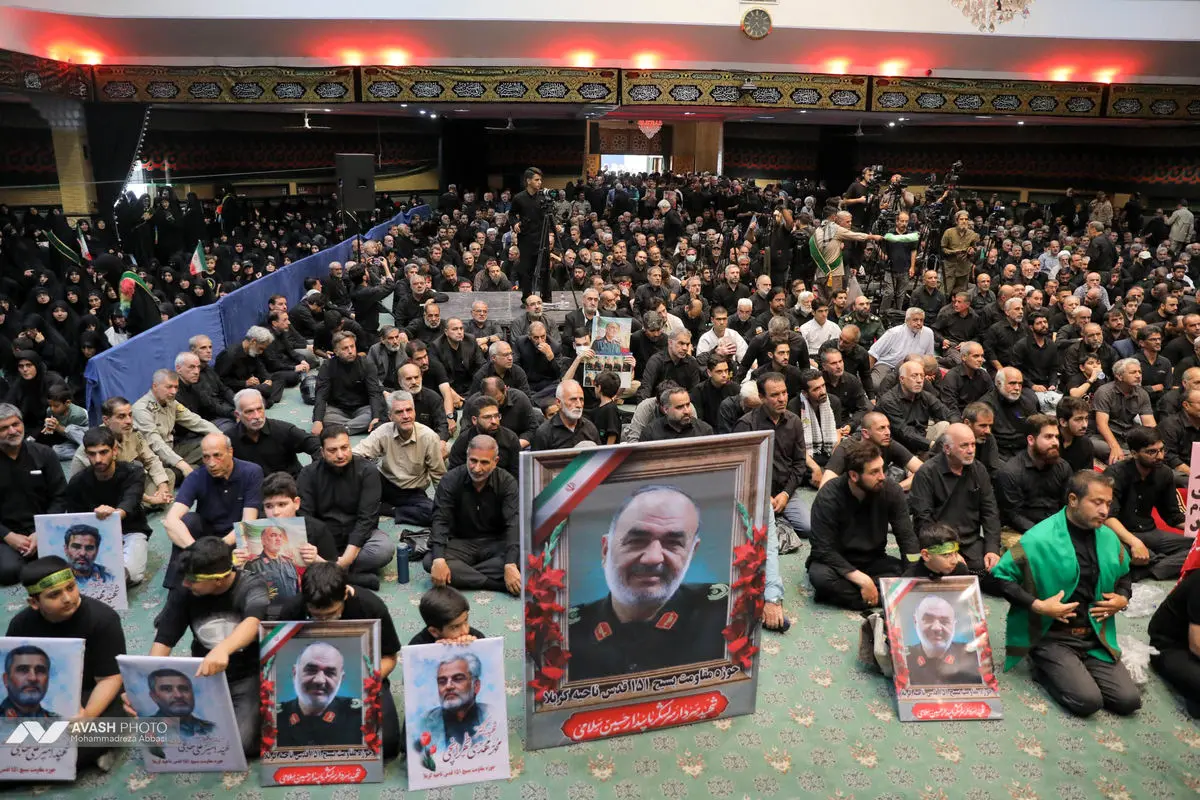 مراسم یادبود شهید سرلشکر حسین سلامی