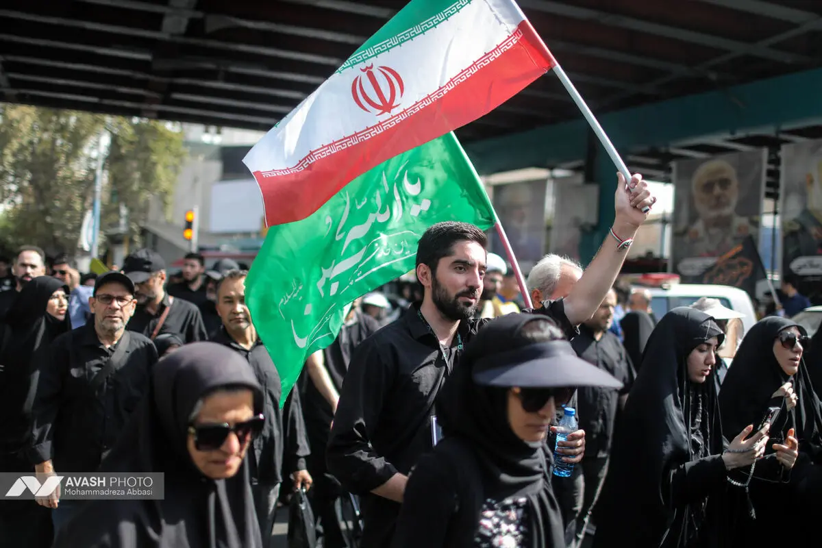 مراسم پیاده‌روی جاماندگان اربعین حسینی (ع) در تهران