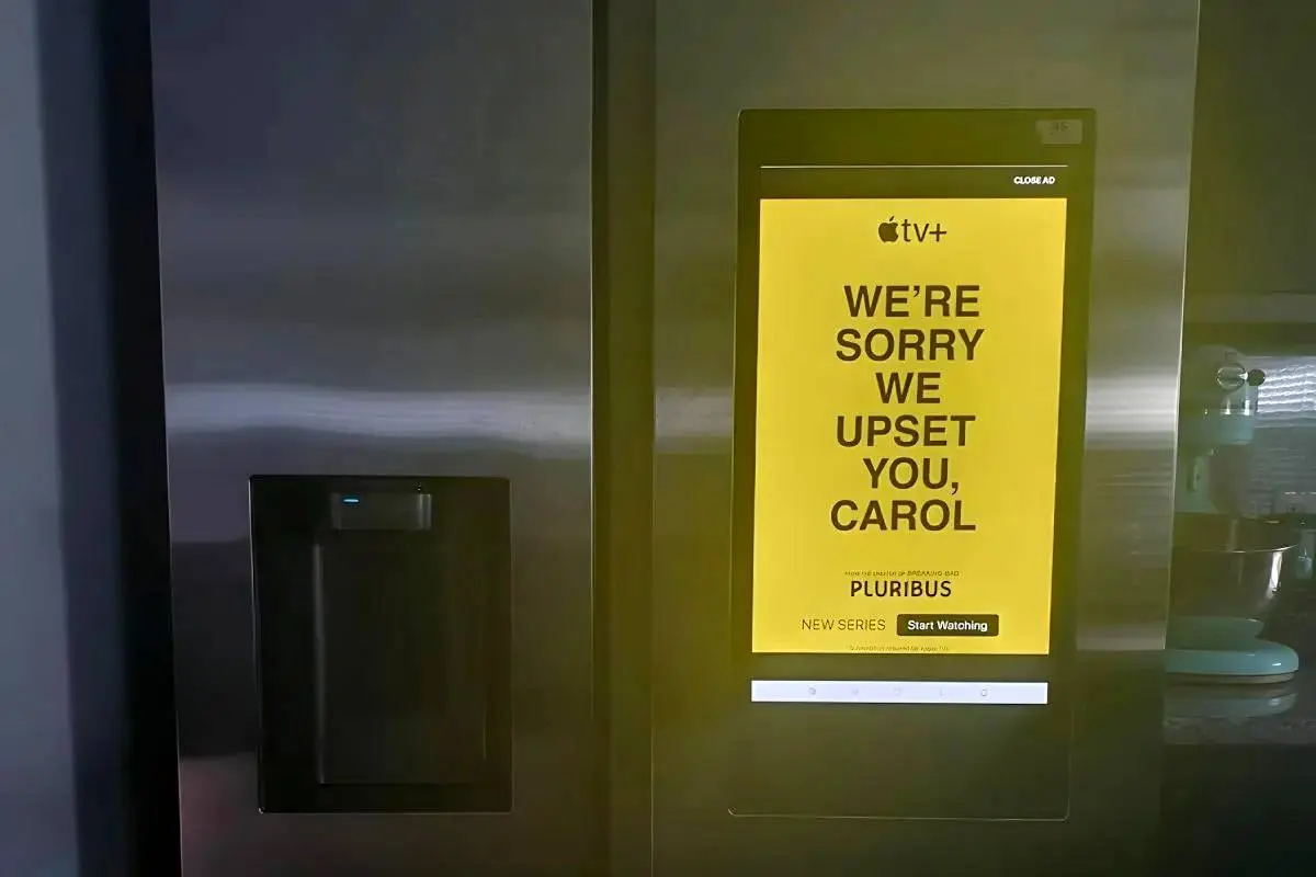 بیمارستانی شدن یک نفر بخاطر پیام مرموز یخچال سامسونگ