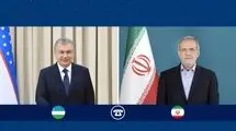 گفت‌وگوی تلفنی رئیس‌جمهور ایران و ازبکستان 