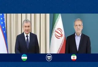 گفت‌وگوی تلفنی رئیس‌جمهور ایران و ازبکستان 