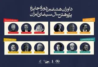 هیات داوران جایزه پژوهش سال سینمای ایران معرفی شدند
