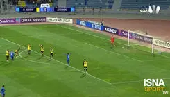 گل دوم استقلال به الحسین توسط آسانی + ویدیو