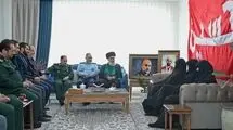 دیدار وزیر دفاع با خانواده شهیدان رشید و محرابی