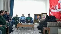 دیدار وزیر دفاع با خانواده شهیدان رشید و محرابی