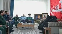 دیدار وزیر دفاع با خانواده شهیدان رشید و محرابی