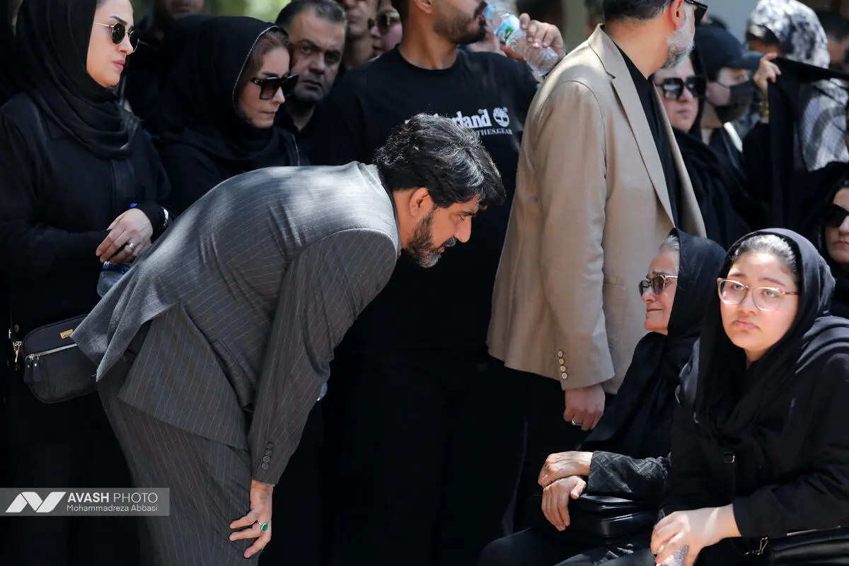 مراسم تشییع پیکر حمیدرضا درجاتی