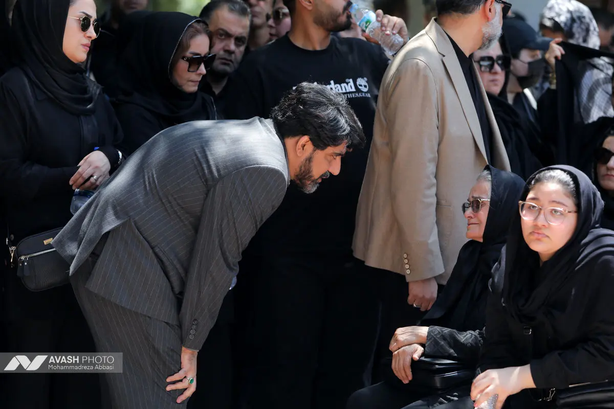 مراسم تشییع پیکر حمیدرضا درجاتی