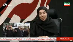 ژیلا صادقی: قلبم مچاله است که رهبر انقلاب امروز نیستند+ویدیو

