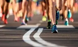 لحظه‌ای که دونده دو ماراتن از نفس افتاد و دخترش نجاتش داد