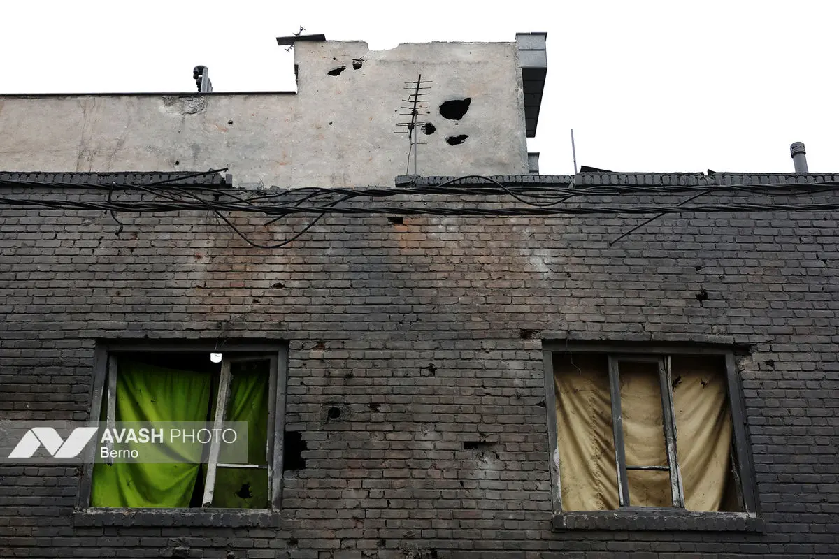 خسارات ناشی از تجاوز هوایی آمریکا و رژیم صهیونیستی به ایران - تهران