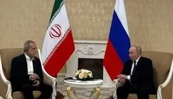 دیدار سران جمهوری اسلامی ایران و روسیه در ترکمنستان