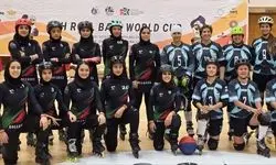 صعود تیم دختران اسکیت رول‌بال به نیمه نهایی جام جهانی