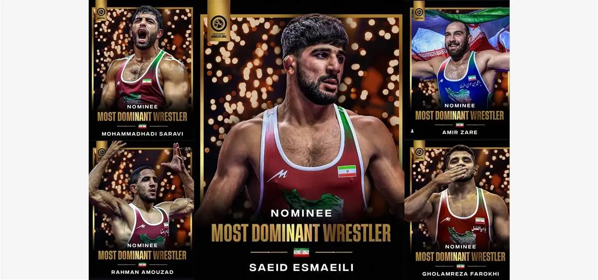 ایران با ۵ نامزد در جمع برترین‌های کشتی‌ جهان ۲۰۲۵