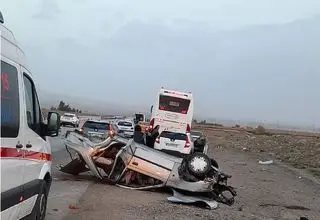 تخلفات رانندگی؛ عامل وقوع ۹ فقره تصادف مرگبار طی یک هفته گذشته