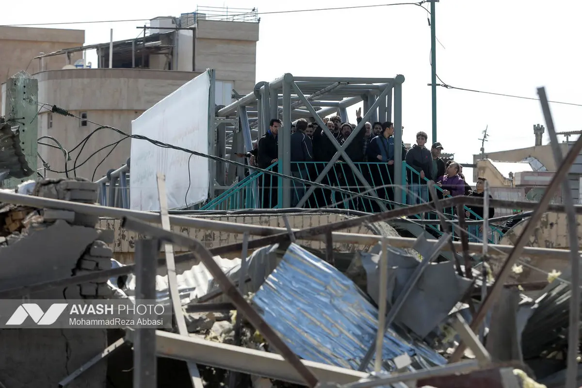 خسارات ناشی از تجاوز هوایی آمریکا و رژیم صهیونیستی به ایران - تهران /  ۱۴ اسفند ۱۴۰۴