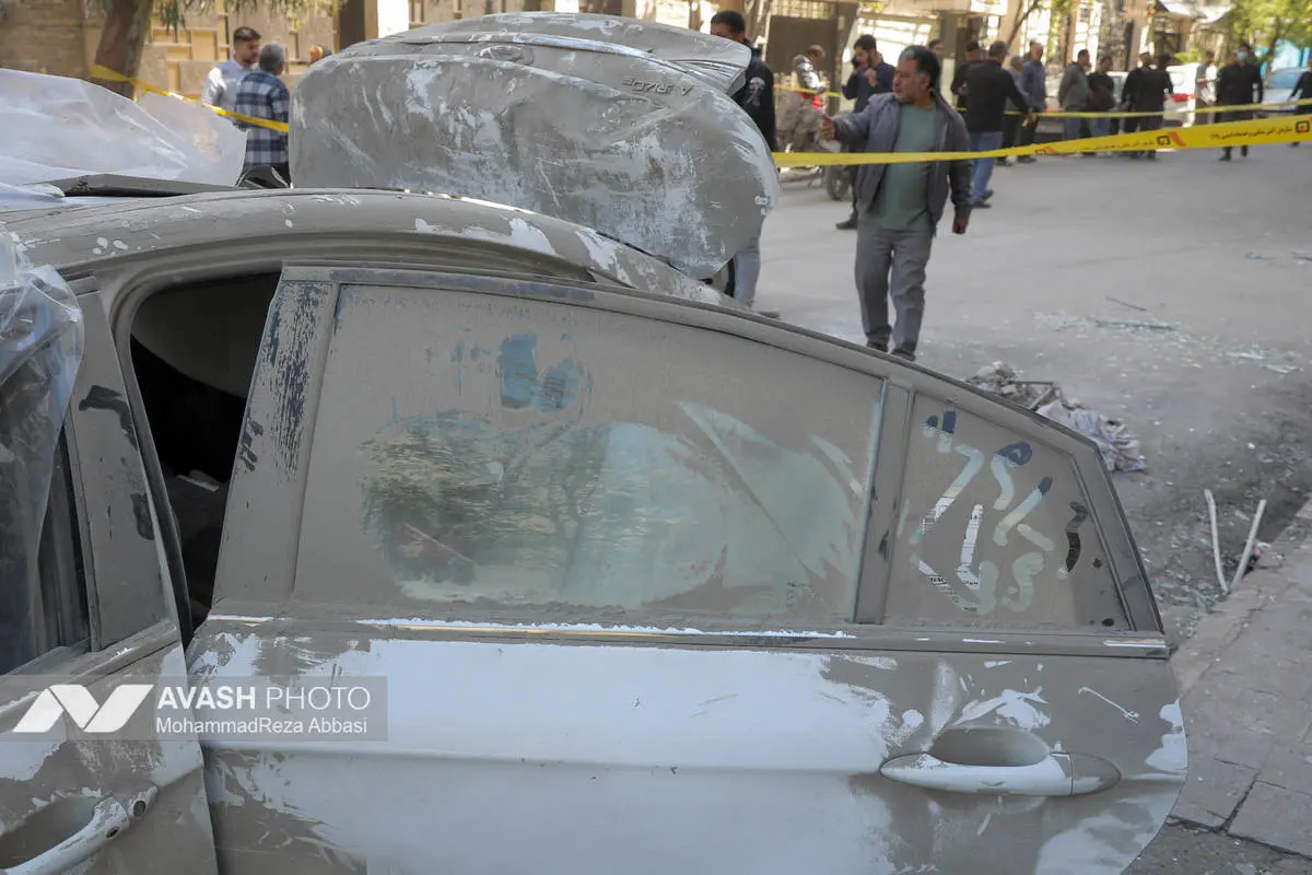 خانه دو هنرمند تئاتر دچار آسیب شد + عکس 