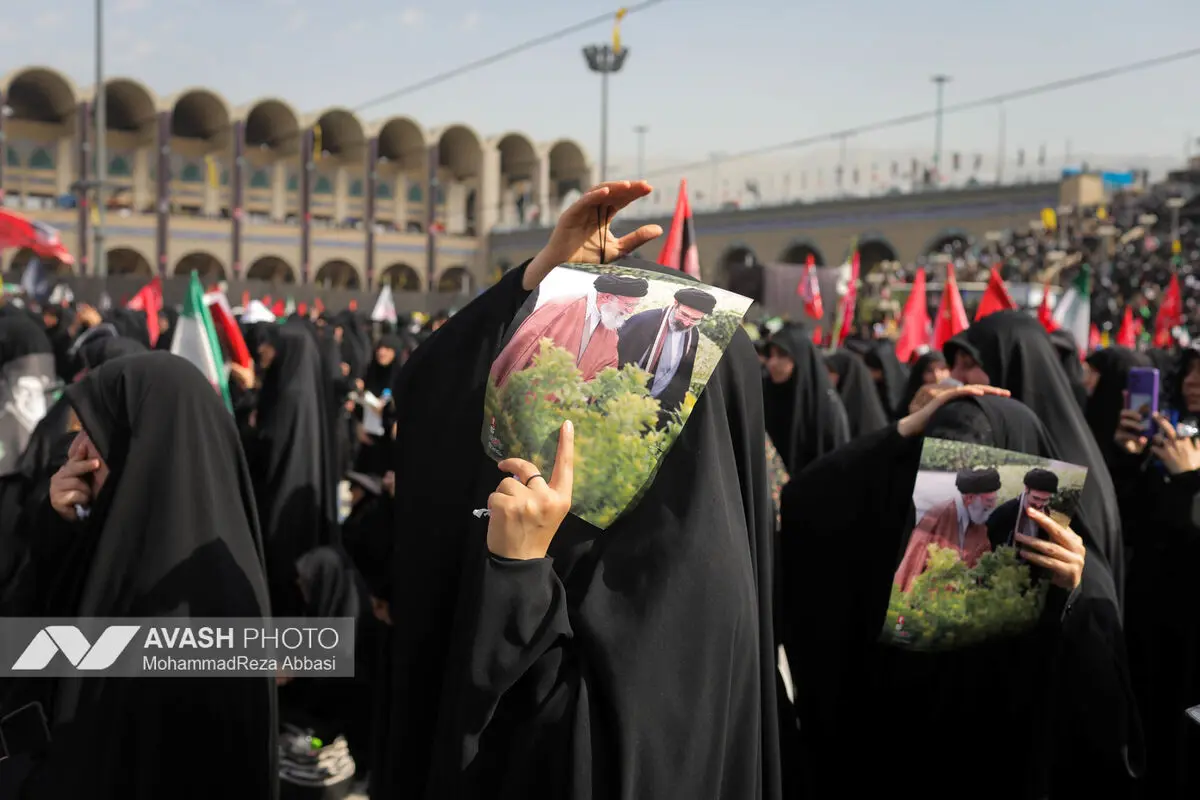 مراسم وداع با رهبر شهید انقلاب