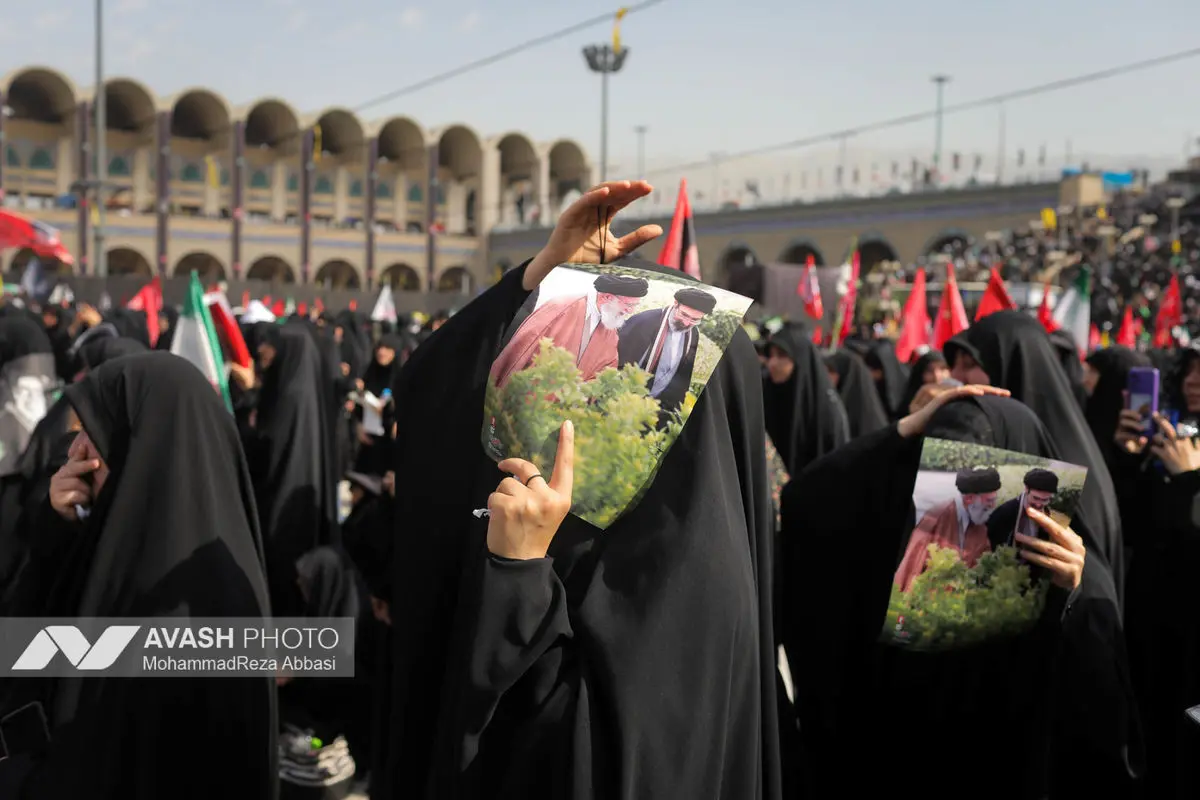 مراسم وداع با رهبر شهید انقلاب