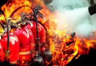 مرگ دلخراش یک کارگر بر اثر انفجار تانکر سوخت