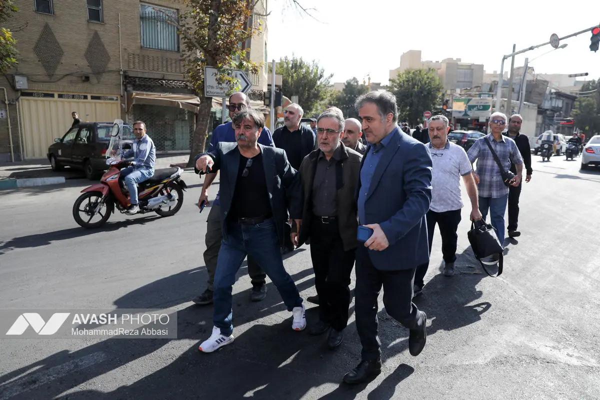 مراسم تشییع سید محمد تاج زاده