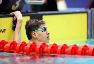 راهیابی مهرشاد افقری و محمدمهدی غلامی به نیمه‌نهایی ماده ۱۰۰ متر پروانه