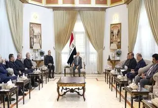 لاریجانی از رئیس پارلمان عراق برای سفر به ایران دعوت کرد