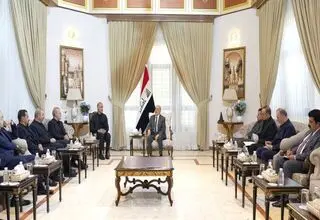 لاریجانی از رئیس پارلمان عراق برای سفر به ایران دعوت کرد