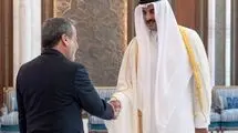 وزیر امور خارجه با امیر قطر دیدار کرد