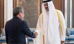 وزیر امور خارجه با امیر قطر دیدار کرد