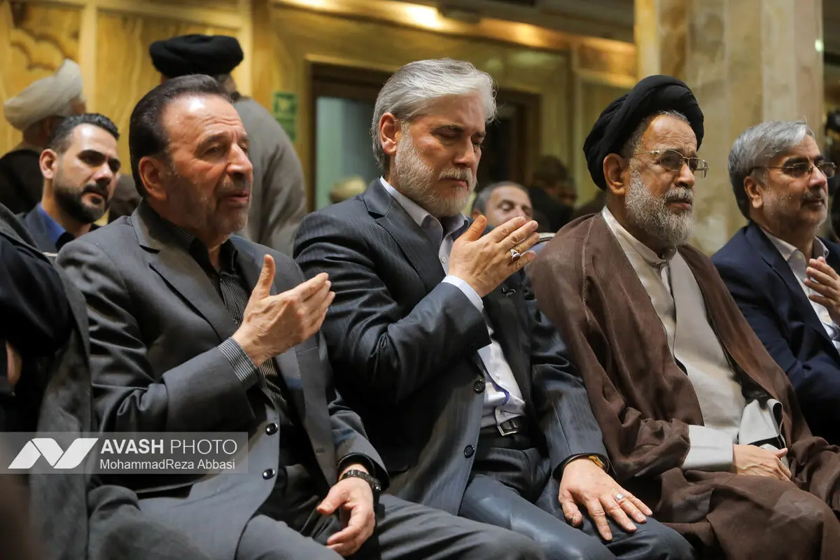 مراسم گرامیداشت شهید علی لاریجانی و فرزندش شهید مرتضی لاریجانی