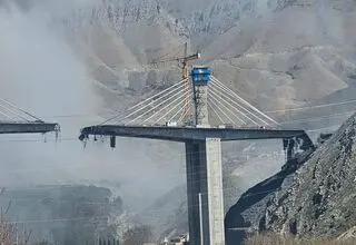 بازسازی پل B-۱ کرج/ ببینید 