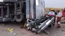 تصاویر دلخراش از تصادف دادستان گناباد و خانواده‌اش