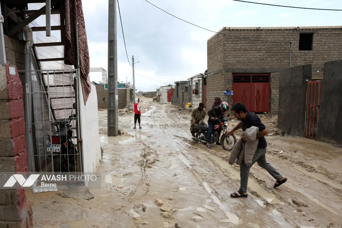جزیره قشم پس از وقوع سیل