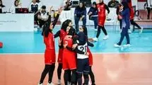 صعود دختران والیبال به جمع ۴ تیم برتر