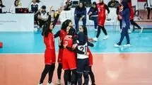 صعود دختران والیبال به جمع ۴ تیم برتر