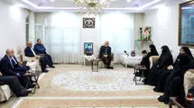 دیدار مسعود پزشکیان با خانواده شهدای خدمت 